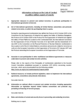 Response by the Delegation of Liechtenstein to the Questionnaire on the Code of Conduct on Politico-Military Aspects of Security