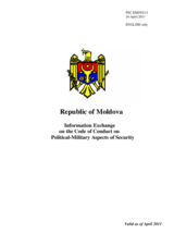 Response by the Delegation of Moldova to the Questionnaire on the Code of Conduct on Politico-Military Aspects of Security