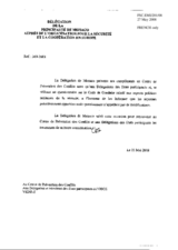 Response by the Delegation of Monaco to the Questionnaire on the Code of Conduct on Politico-Military Aspects of Security