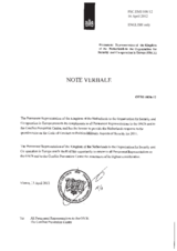 Response by the Delegation of the Netherlands to the Questionnaire on the Code of Conduct on Politico-Military Aspects of Security