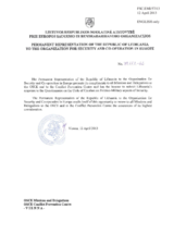 Response by the Delegation of Lithuania to the Questionnaire on the Code of Conduct on Politico-Military Aspects of Security Response by the Delegation of Lithuania to the Questionnaire on the Code of Conduct on Politico-Military Aspects of Security