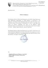 Response by the Delegation of Bosnia and Herzegovina to the Questionnaire on the Code of Conduct on Politico-Military Aspects of Security Response by the Delegation of Bosnia and Herzegovina to the Questionnaire on the Code of Conduct on Politico-Military Aspects of Security