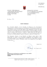 Response by the Delegation of Albania to the Questionnaire on the Code of Conduct on Politico-Military Aspects of Security Response by the Delegation of Albania to the Questionnaire on the Code of Conduct on Politico-Military Aspects of Security