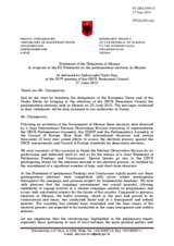 Statement by the Delegation of Albania in response to the statements by delegations on parliamentary elections in Albania, held on 23 June 2013