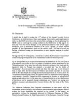 Statement by the Delegation of Moldova on the recent adoption by the Transdniestrian side of the so-called “legal act on the border”