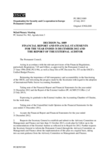 Permanent Council Decision No. 1089