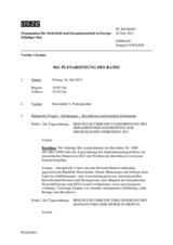 Journal der 963. Plenarsitzung des Ständigen Rates 