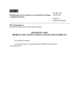 Decisione N.1091 del Consiglio permanente