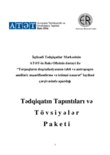 Natural and Anthropogenic Factors of Soil Degradation: Awareness-Raising and Public Control 