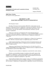 Election Support Team to Afghanistan