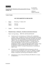 Journal der 966. Plenarsitzung des Ständigen Rates