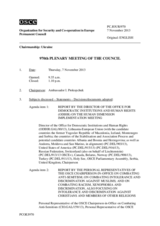 Journal of the 970th Plenary Meeting of the Permanent Council