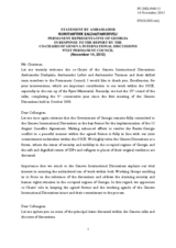 Statement by the Delegation of Georgia in response to the address by the Co-Chairmen of the Geneva International Discussions