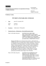 Giornale della 970a Seduta plenaria del Consiglio permanente