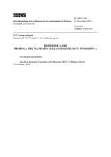 Decisione N.1102 del Consiglio permanente