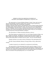 Report of the CSCE Meeting of Experts on Peaceful Settlement of Disputes - Valletta, Malta