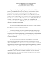 Report of the CSCE Seminar of Experts on Democratic Insitutions (it)