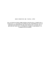 Vienna Document 1992 (es)