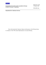 Summary of the 1996 Annual Implementation Assessment Meeting