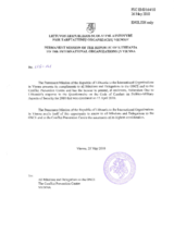 Addendum One to the response by the Delegation of Lithuania to the Questionnaire on the Code of Conduct on Politico-Military Aspects of Security Addendum One to the response by the Delegation of Lithuania to the Questionnaire on the Code of Conduct on Politico-Military Aspects of Security