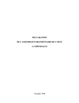 1998 Copenhagen declaration (fr)