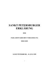 1999 St. Petersburg declaration (de)