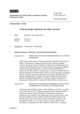 Journal of the 977th Plenary Meeting of the Permanent Council