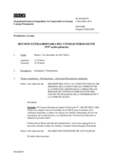 Diario de la 975ª Sesión extraordinaria del Consejo Permanente 