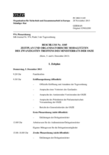 Beschluss Nr. 1105 des Ständigen Rates