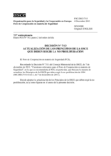 Decisión Nº 7/13 del Foro de Cooperación en materia de Seguridad