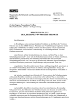 Decision 3/12, The OSCE Helsinki+40 Process