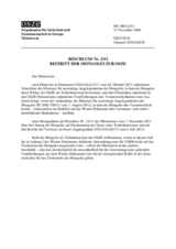 Beschluss Nr. 2/12 des Ministerrats