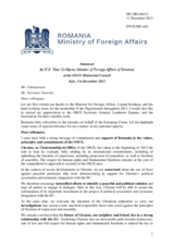 Statement by H.E. Mr. Corlatean, Minister for Foreign Affairs