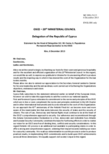 Statement by H.E. Mr. Costas A. Papademas, Ambassador, Permanent Representative