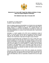 Statement by H.E. Mr. Igor Luksic, Vice Minister, Minister for Foreign Affairs and European Integration