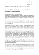 Statement by H.E. Mr. Stefan Skjaldarson, Ambassador, Permanent Representative