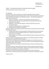 Closing Statement by H.E. Amb. Gregory, Permanent Representative to the OSCE