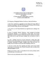 Statement by H.E. Mr. Stavros Dimas, Minister for Foreign Affairs