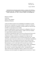 Statement by H.E. Ms. Micheline Calmy Rey, President of the Swiss Confederation and Head of the Federal Department of Foreign Affairs