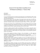 Statement by H.E. Mr. Edgars Rinkevics, Minister of Foreign Affairs