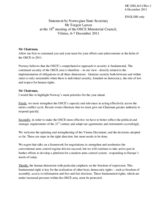 Statement by H.E. Mr. Torgeir Larsen, State Secretary