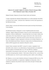 Statement by H.E. Ms. Lucinda Creighton TD, Minister of State for European Affairs