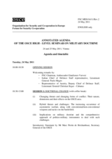 Agenda and Timetable