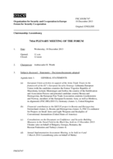 Journal of the 741st Plenary Meeting of the Forum for Security Co-operation