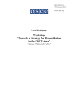 List of Participants