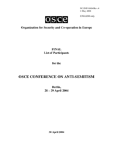 Final list of participants