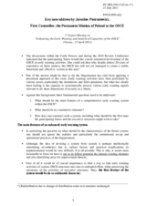 Keynote address by Jarosław Pietrusiewicz, First Counsellor, the Permanent Mission of Poland to the OSCE