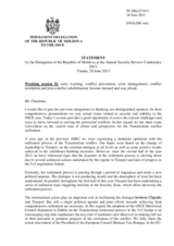 Session 2, Statement