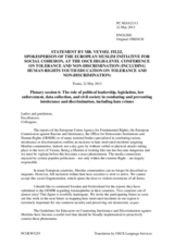 Statement by Mr. Veysel Filiz, Spokesperson