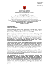 Statement by H.E. Mr. Myqerem Tafaj, Deputy Prime Minister and Minister of Education